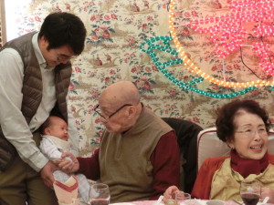 Meeting SUPER great grandpa on his 105th birthday