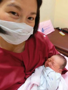 Finally got to hold him!