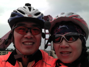 Pei's first ride after 1st trimester!