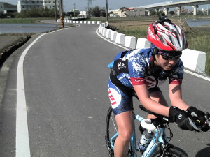 Pei on the new aero aluminum bike