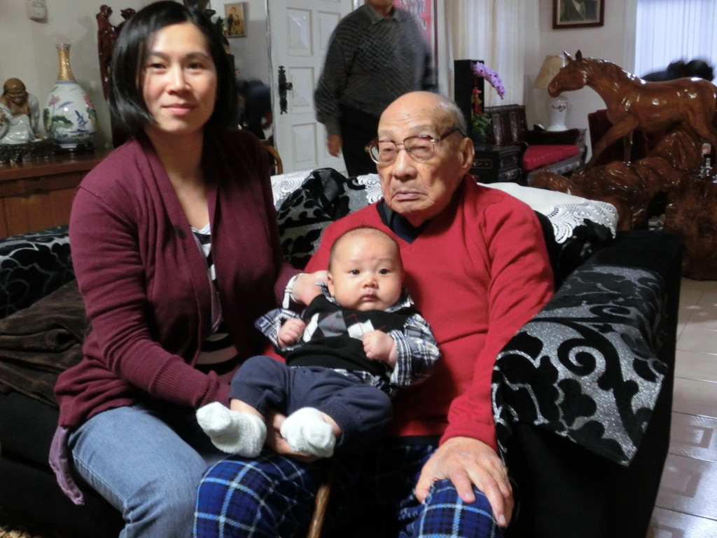 The oldest and the youngest in the family