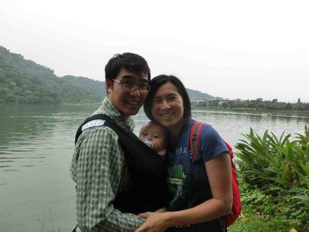 In the middle of the lake