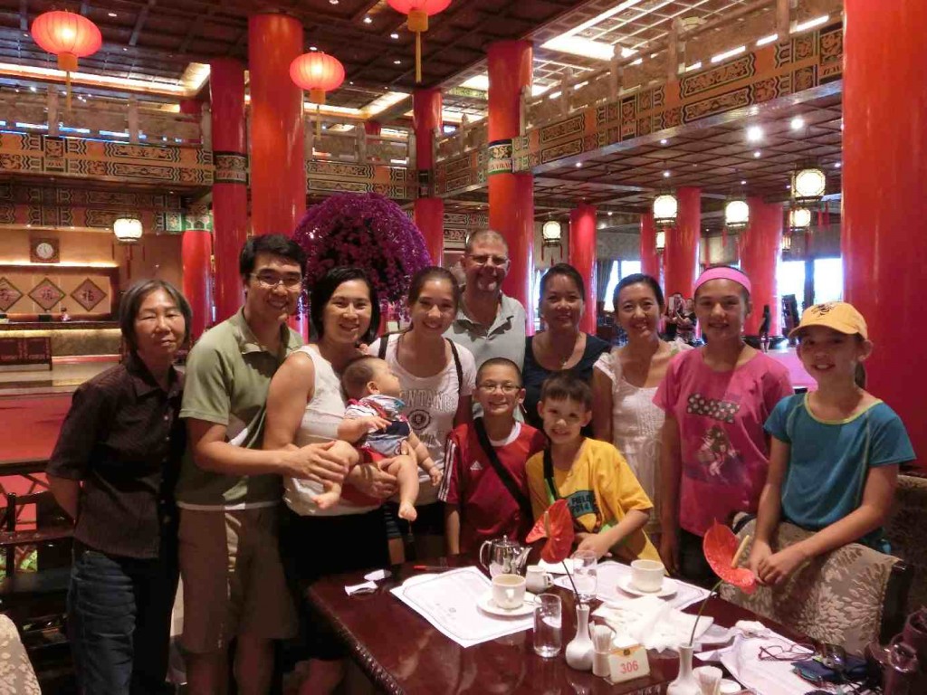 Group picture at the Grand Hotel with folks from the States