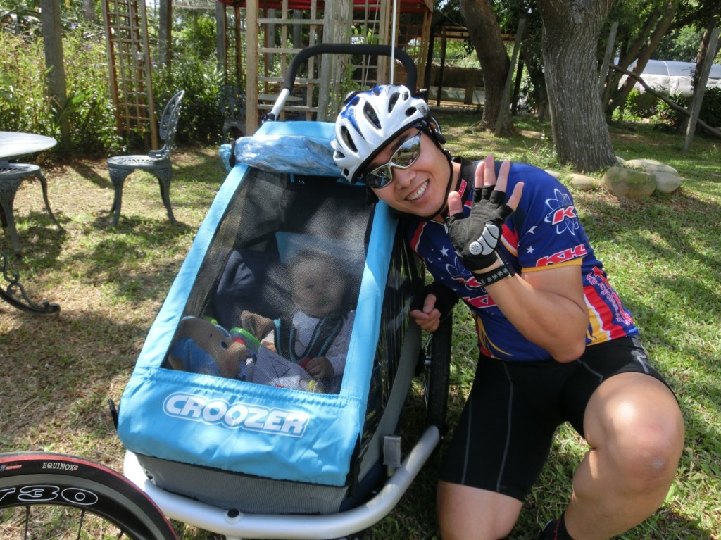 At the farm, on our way out.