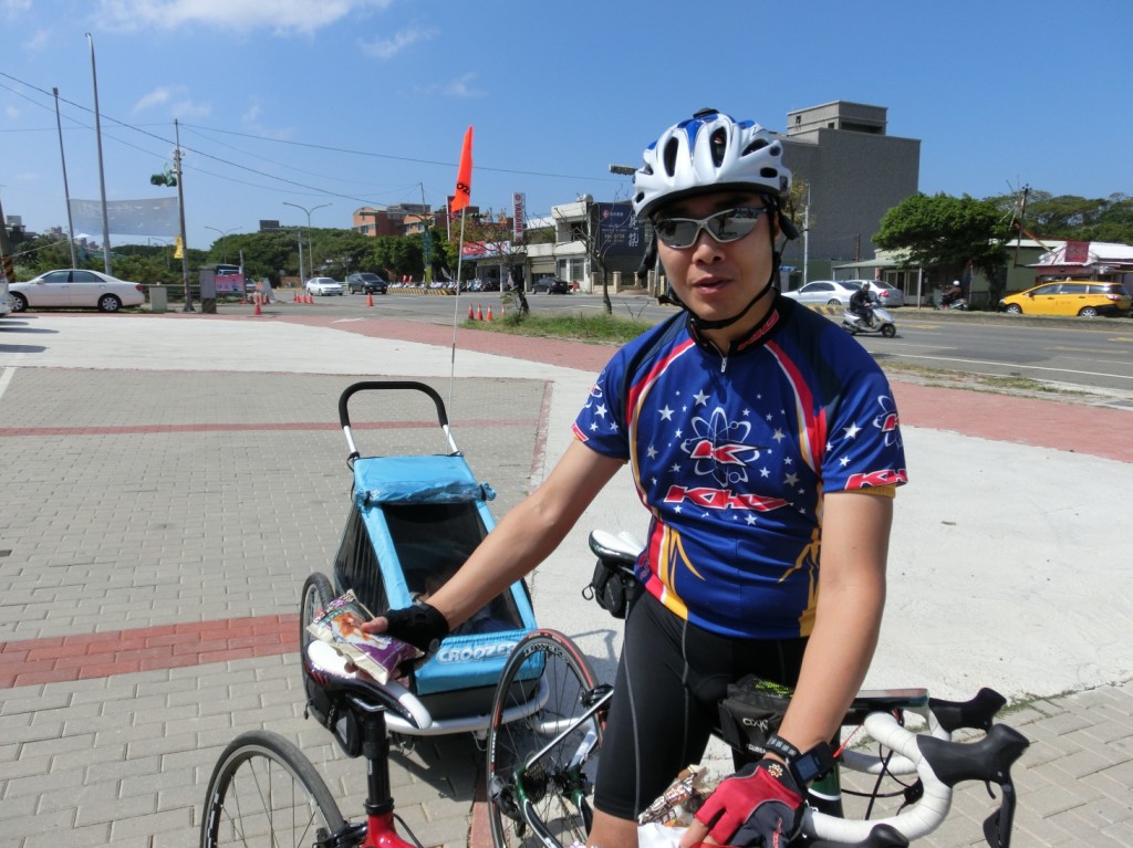 Lunch break outside of Hi Life